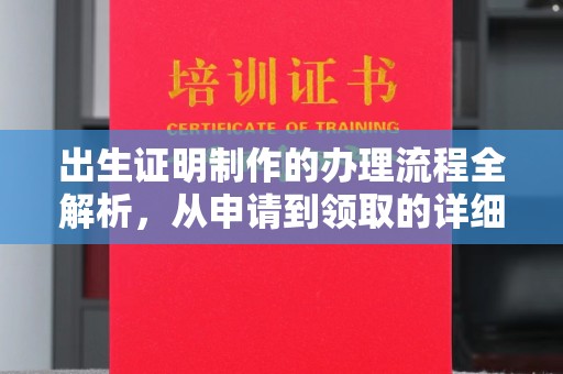 元阳出生证明制作的办理流程全解析，从申请到领取的详细指南